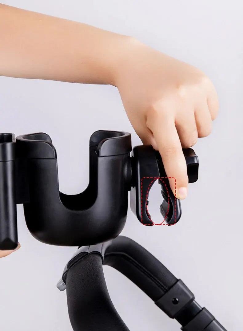 Bubbuyz Pram Phone And Cup Holder For Strollers