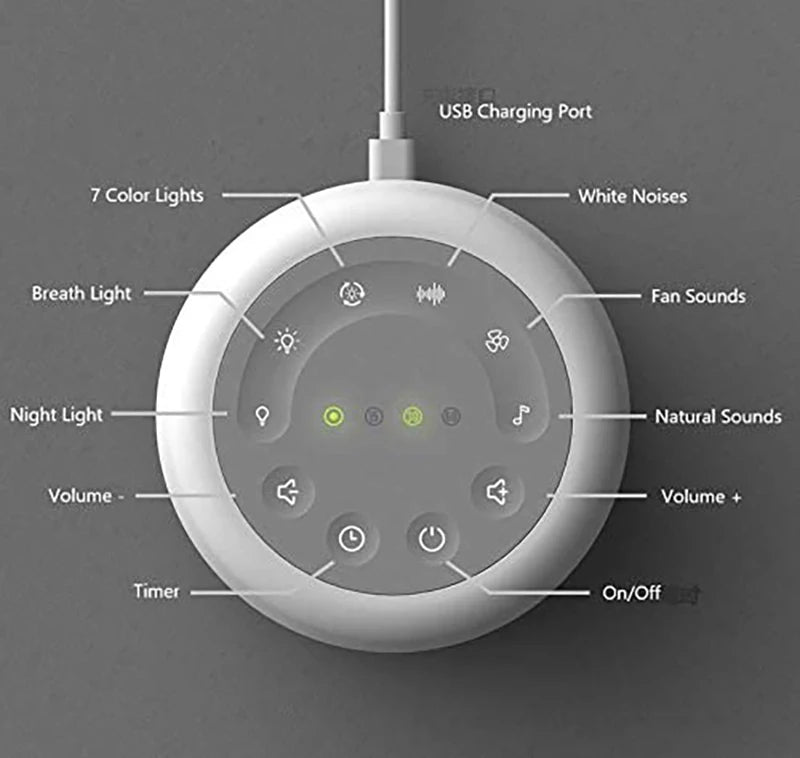Bubbuyz White Noise Machine
