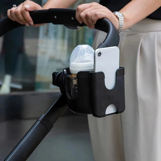 Bubbuyz Pram Phone And Cup Holder For Strollers